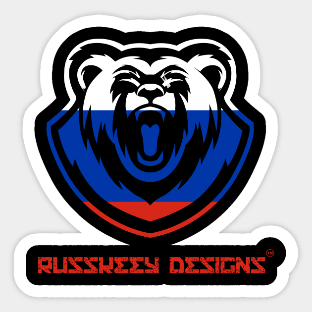 Russkeey Designs Logo (RUS) Sticker by Russkeey Designs